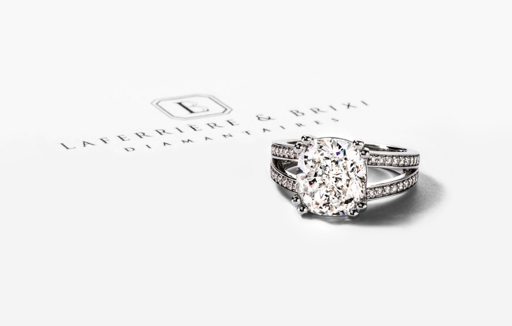 Custom Diamond Ring by Laferrière & Brixi