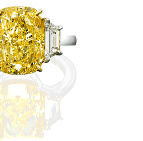 Fancy Intense Yellow Diamond ring